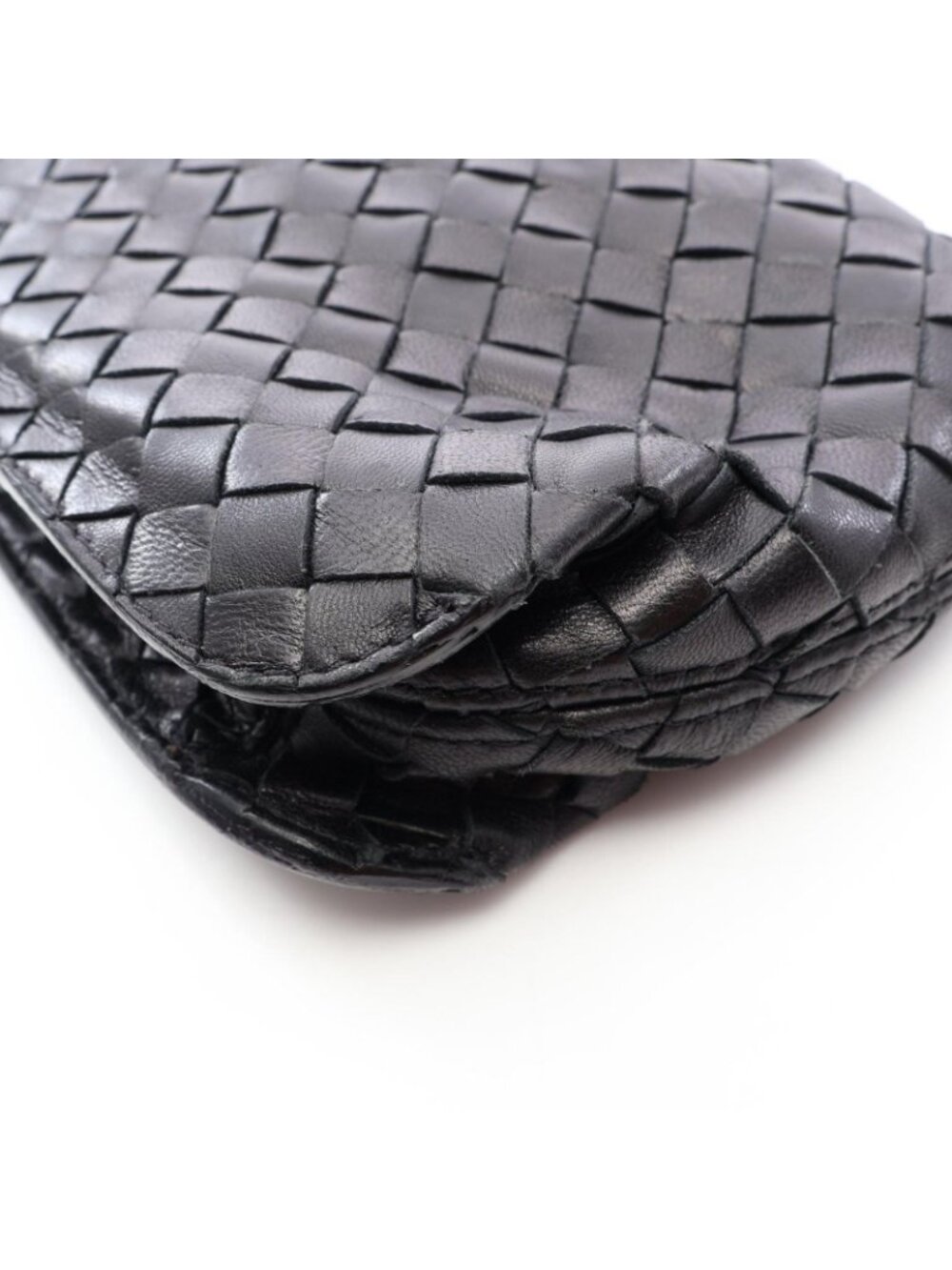 Bottega Veneta Handbag Intrecciato Black Leather - Picture 7 of 11